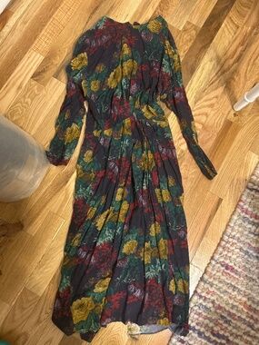 Vintage floral long dress
